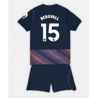 Camisa de Futebol Tottenham Hotspur Lucas Bergvall #15 Equipamento Secundário Infantil 2026-27 Manga Curta (+ Calças curtas)